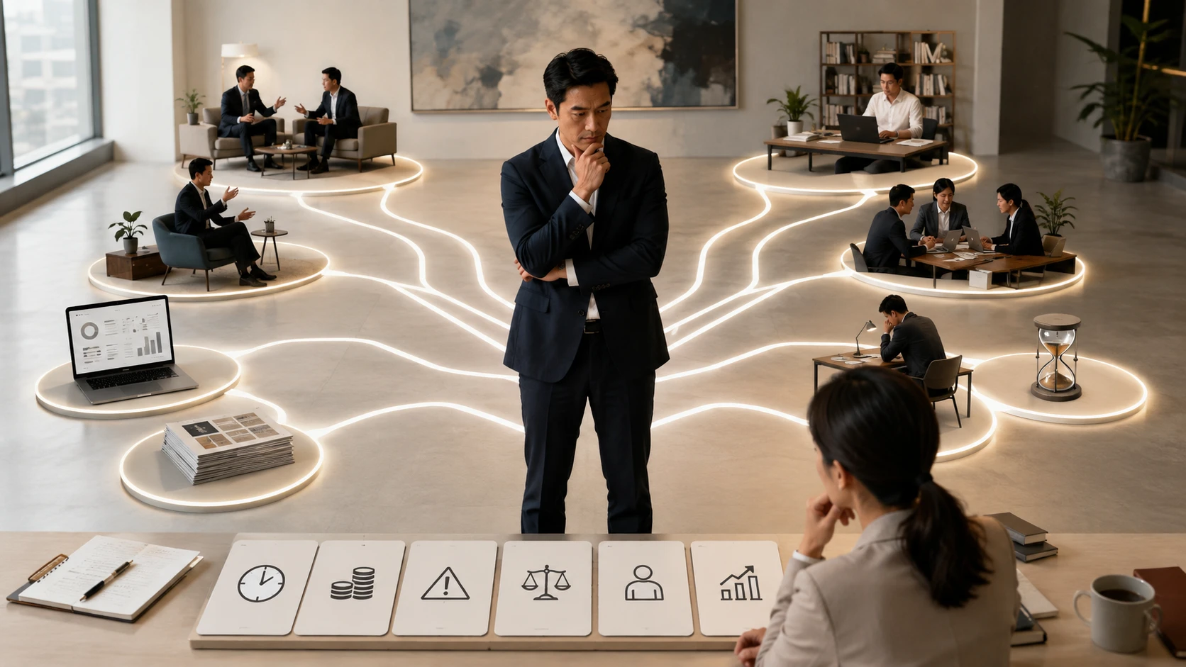 顧客面對同業、AI、自行處理與其他替代方案，品牌顧問分析真正影響選擇的條件。
